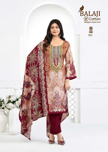 Nargis Vol 2 Balaji Mix Cotton Karachi Salwar Suits Wholesale Price