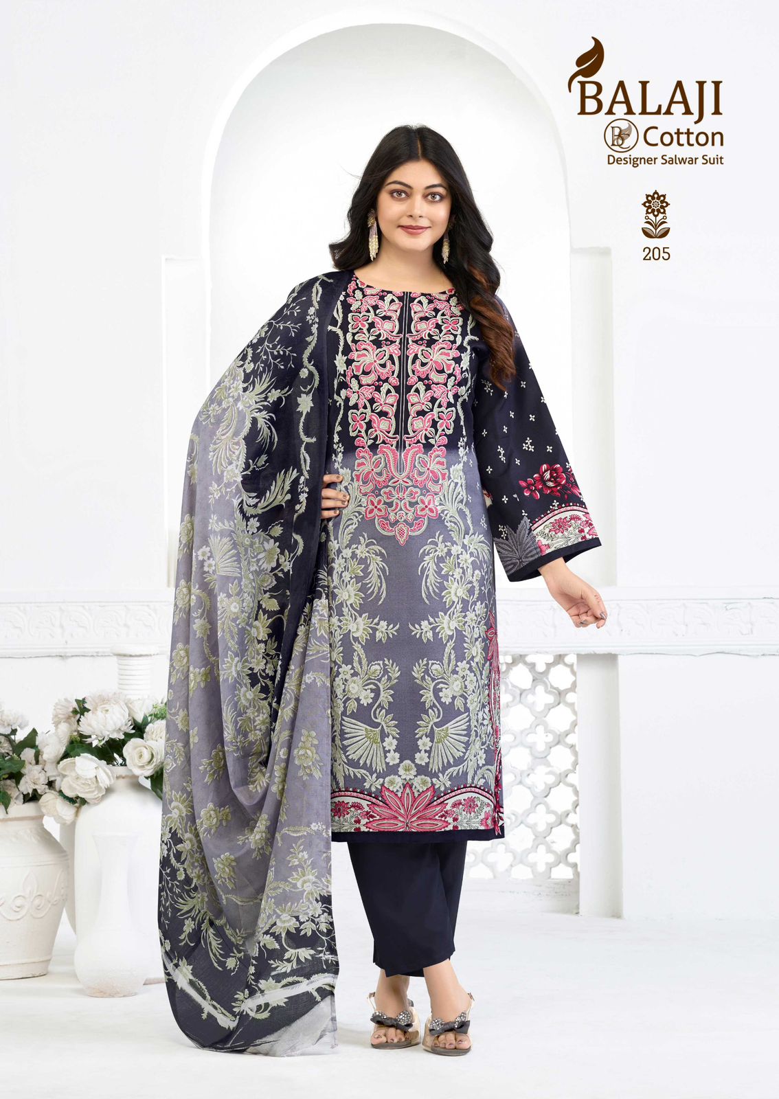 Nargis Vol 2 Balaji Mix Cotton Karachi Salwar Suits Wholesale Price