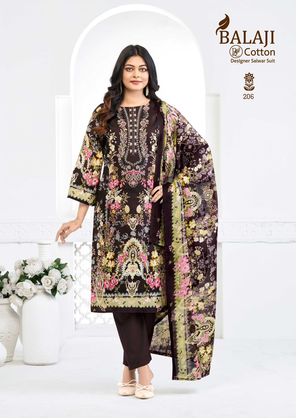 Nargis Vol 2 Balaji Mix Cotton Karachi Salwar Suits Wholesale Price