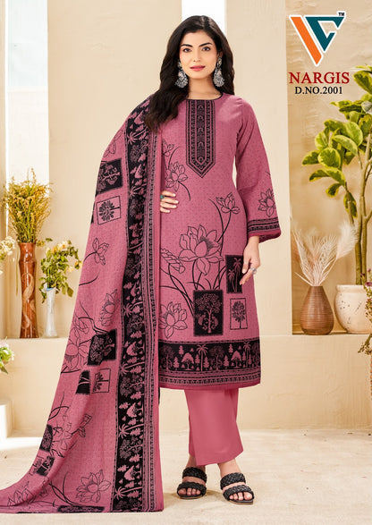 Nargis Vol 2 Vandana Creation Mix Cotton Karachi Salwar Suits Wholesaler Gujarat