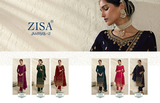 Nargis Vol 2 Zisa Premium Silk Pant Style Suits Manufacturer India