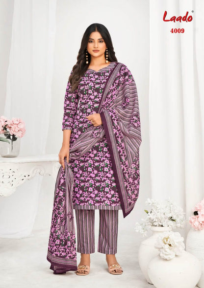 Nargis Vol 4 Laado Readymade Cotton Pant Suits Supplier India