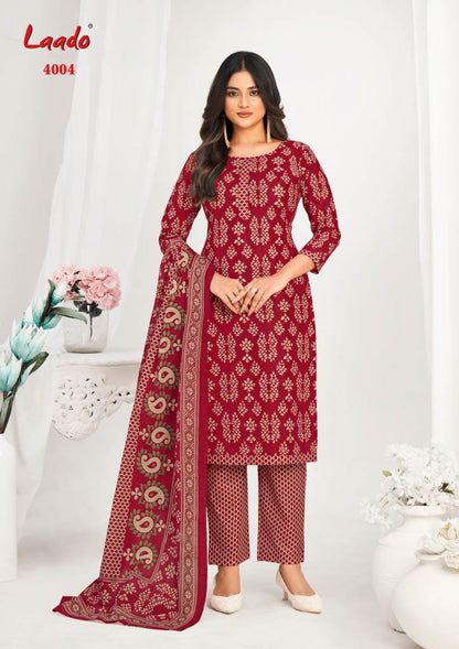 Nargis Vol 4 Laado Readymade Cotton Pant Suits Supplier India