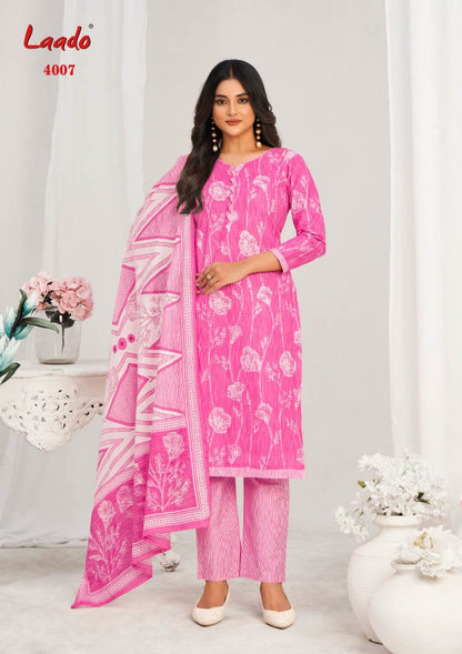 Nargis Vol 4 Laado Readymade Cotton Pant Suits Supplier India