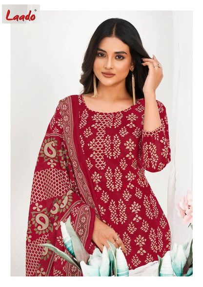 Nargis Vol 4 Laado Readymade Cotton Pant Suits Supplier India