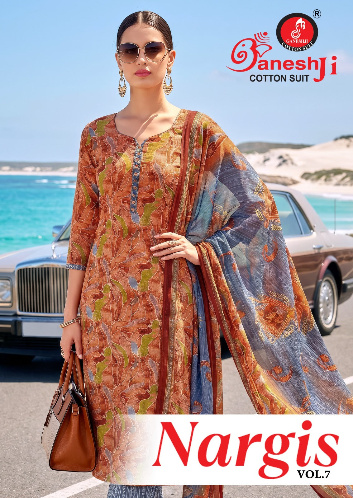 Nargis Vol 7 Ganeshji Cotton Dress Material Manufacturer Gujarat