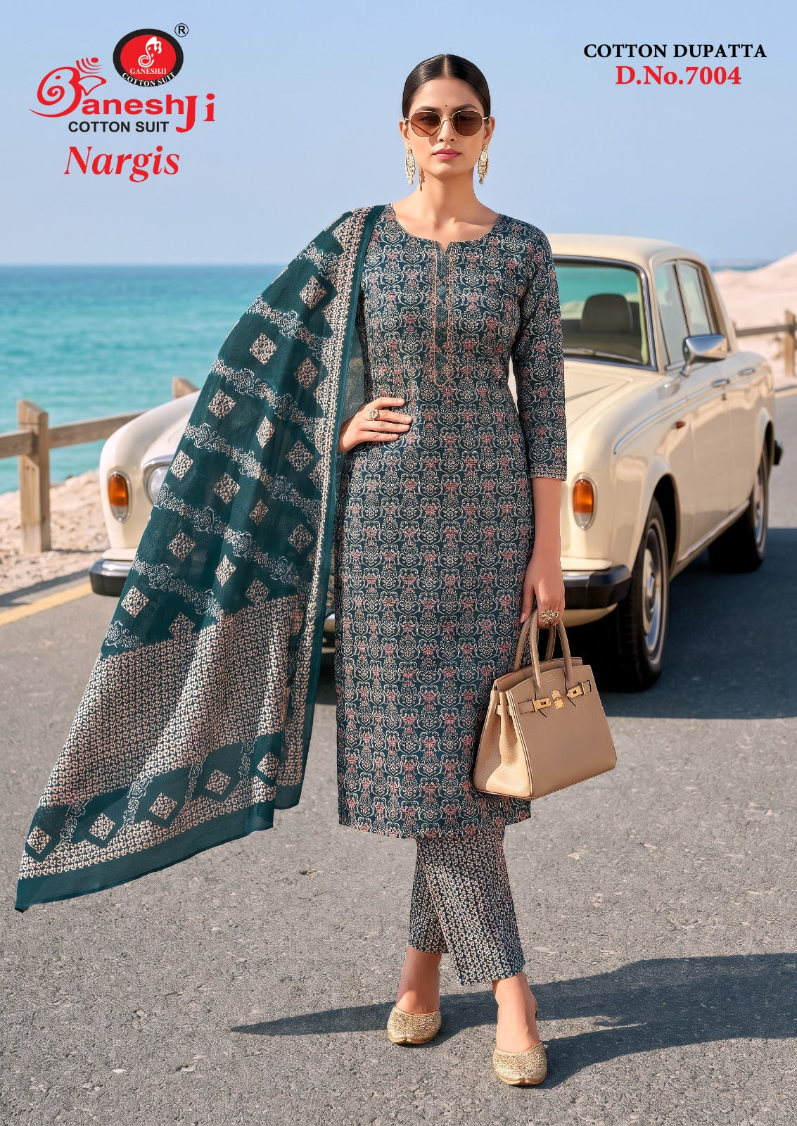 Nargis Vol 7 Ganeshji Cotton Dress Material Manufacturer Gujarat