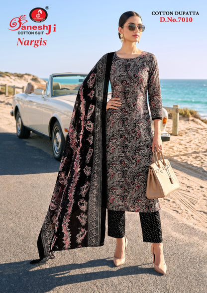 Nargis Vol 7 Ganeshji Cotton Dress Material Manufacturer Gujarat