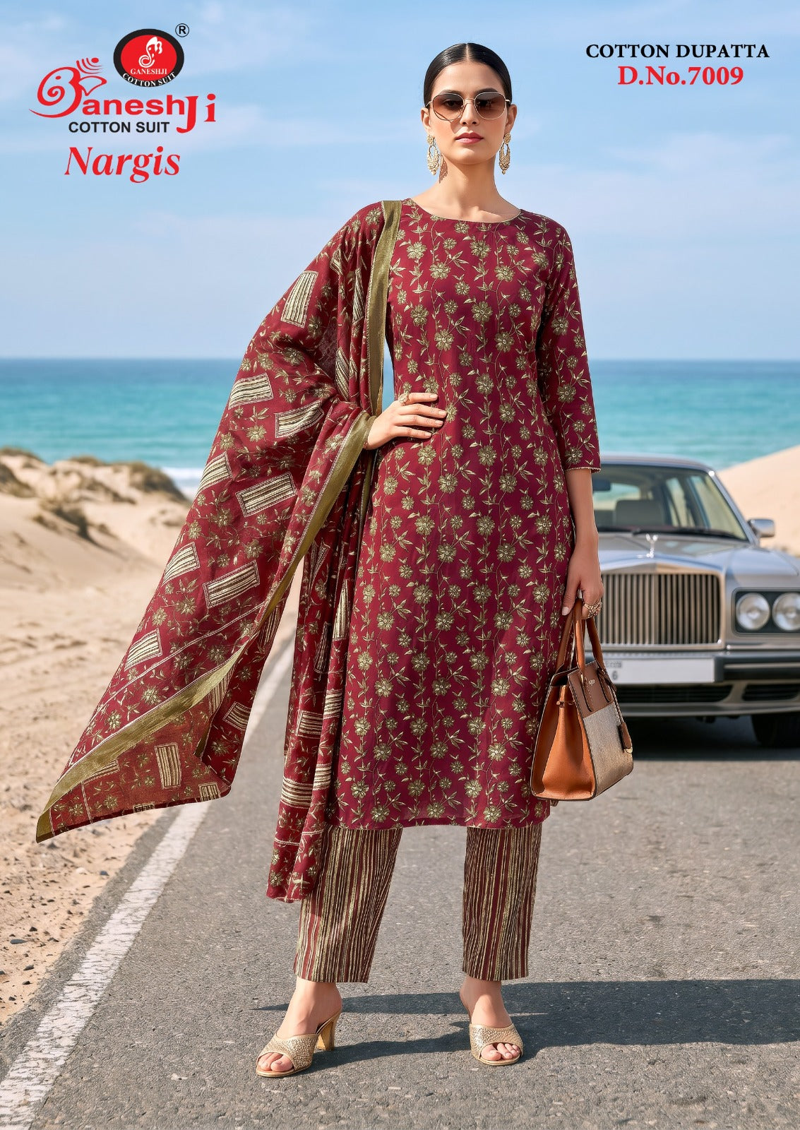 Nargis Vol 7 Ganeshji Cotton Dress Material Manufacturer Gujarat