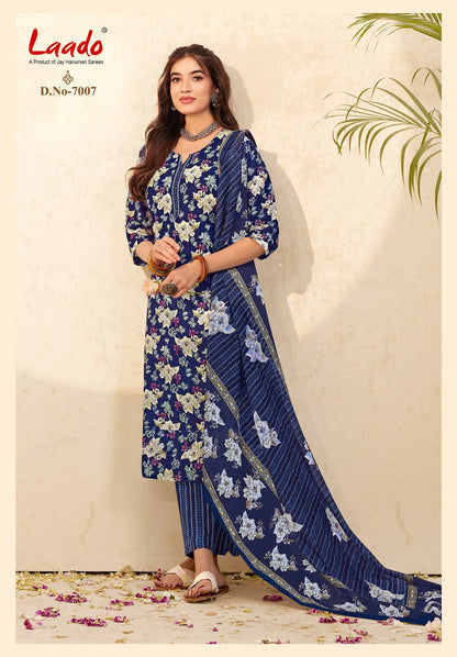 Nargis Vol 7 Laado Readymade Cotton Pant Suits Manufacturer India