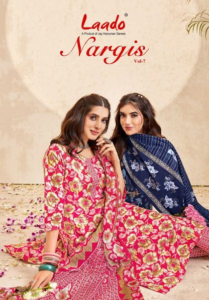 Nargis Vol 7 Laado Readymade Cotton Pant Suits Manufacturer India