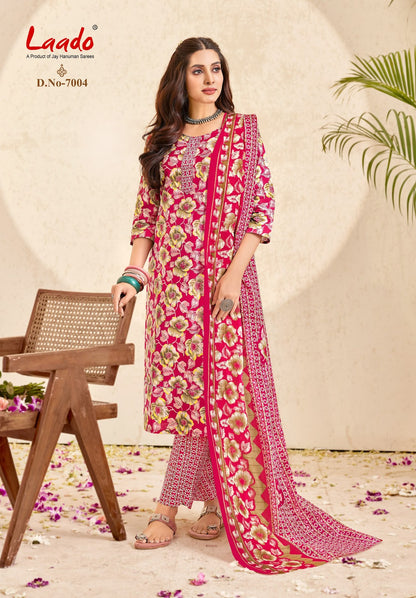 Nargis Vol 7 Laado Readymade Cotton Pant Suits Manufacturer India