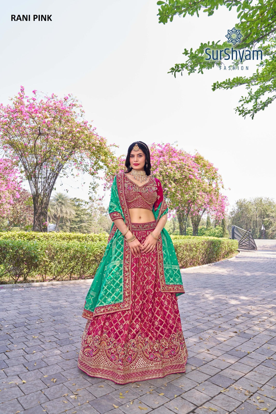 Naseehat Surshyam Fashion Banarasi Silk Lehenga Choli Wholesaler Gujarat
