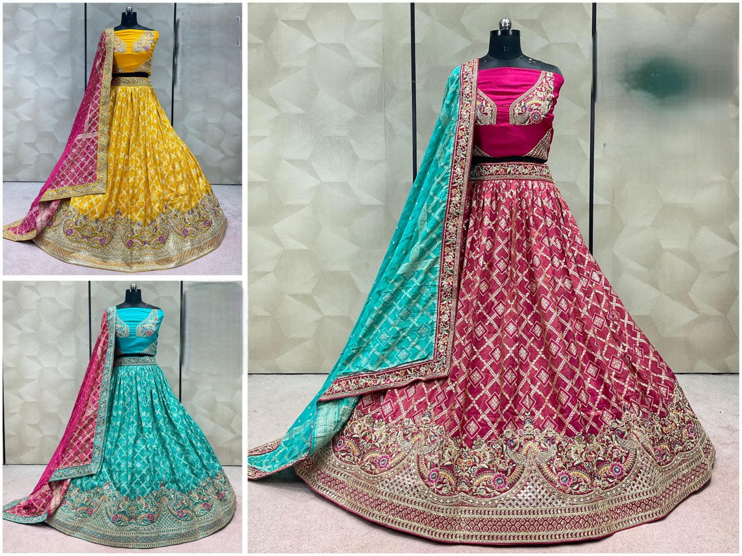 Naseehat Surshyam Fashion Banarasi Silk Lehenga Choli Wholesaler Gujarat