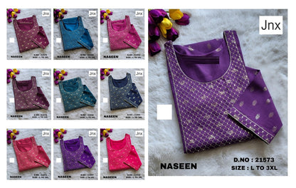 Naseen 241125 Jnx Vertican Straight Cut Kurtis Wholesale Rate