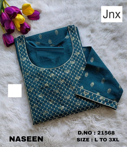 Naseen 241125 Jnx Vertican Straight Cut Kurtis Wholesale Rate