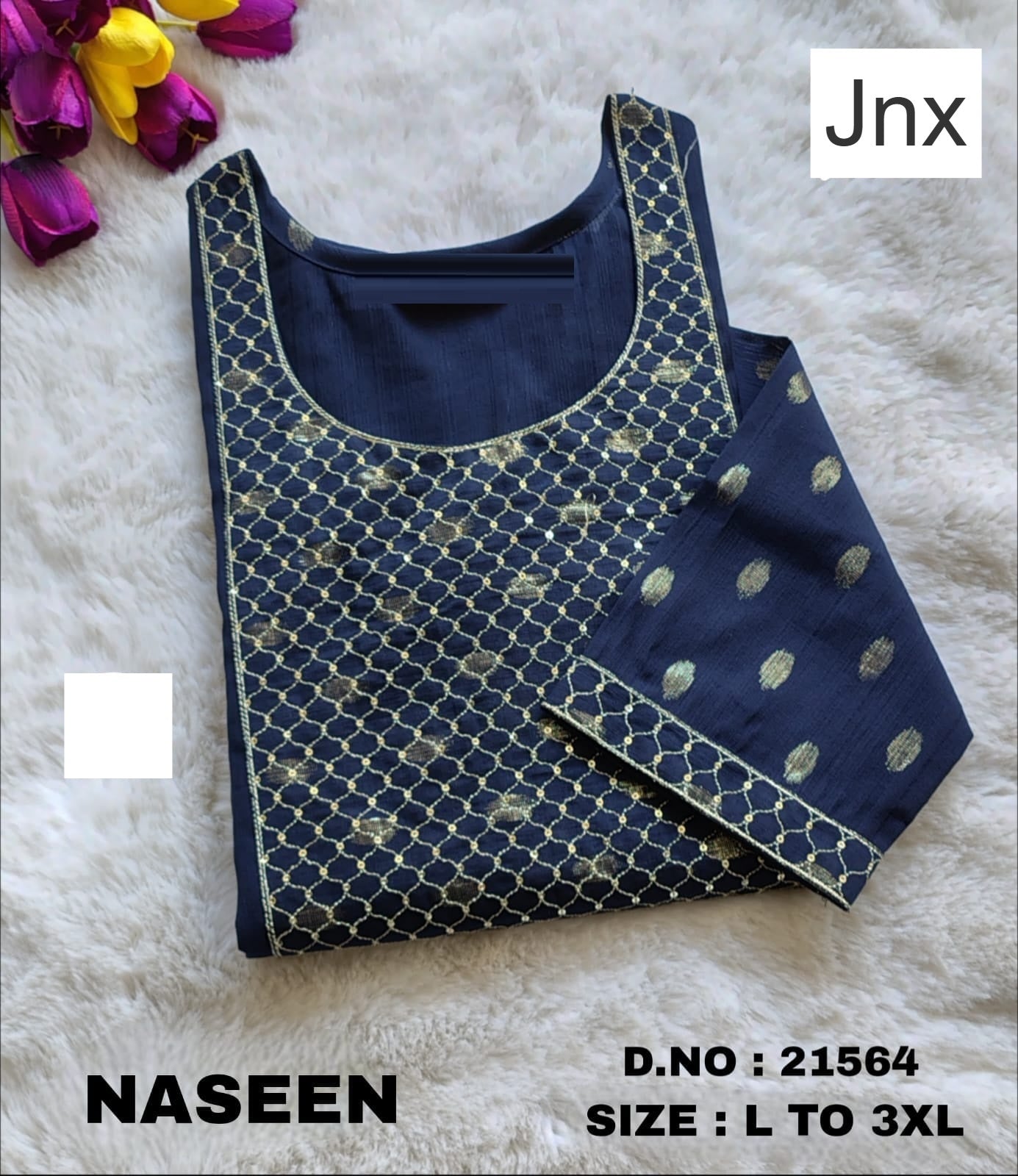 Naseen 241125 Jnx Vertican Straight Cut Kurtis Wholesale Rate