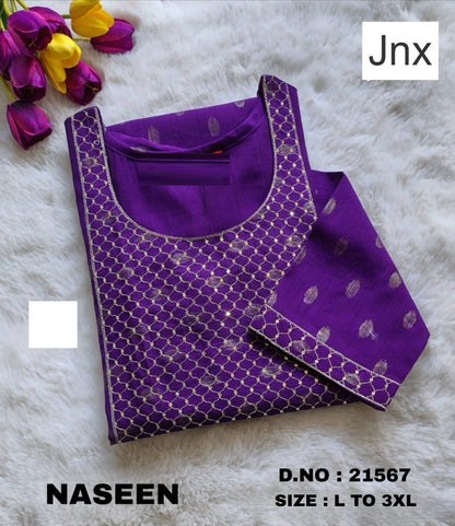 Naseen 241125 Jnx Vertican Straight Cut Kurtis Wholesale Rate