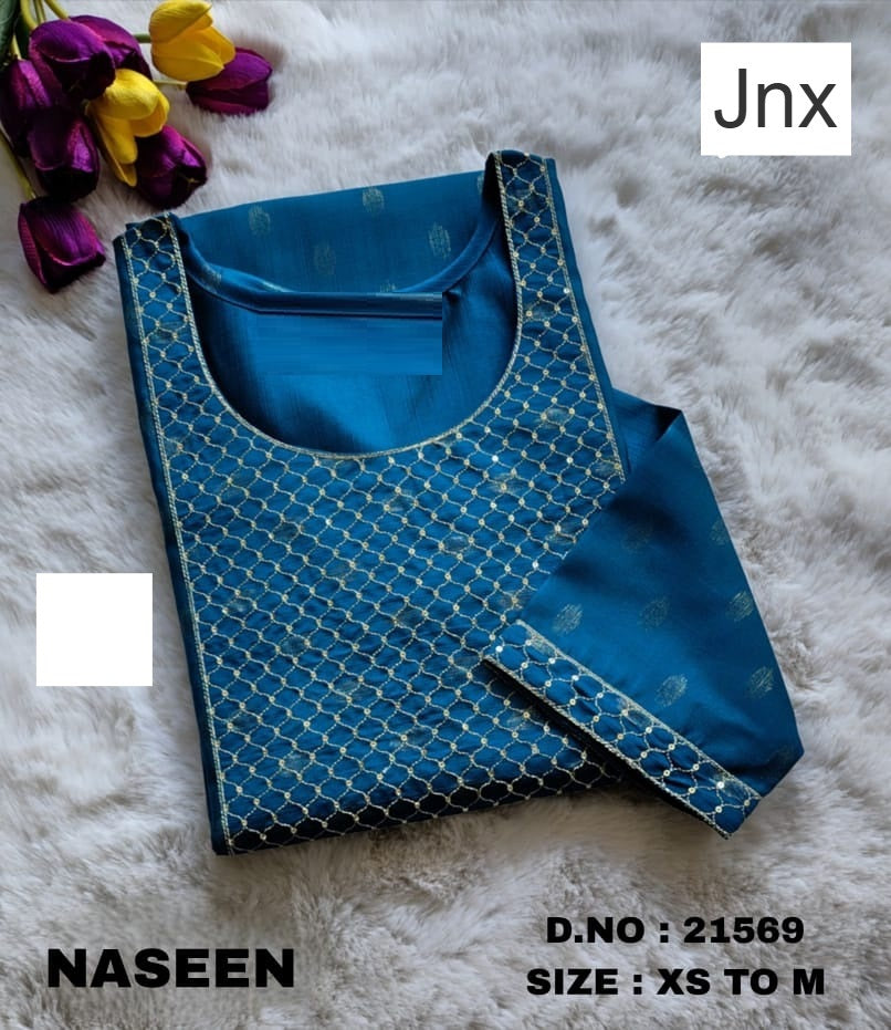 Naseen 291225 Jnx Vertican Straight Cut Kurtis Wholesaler India