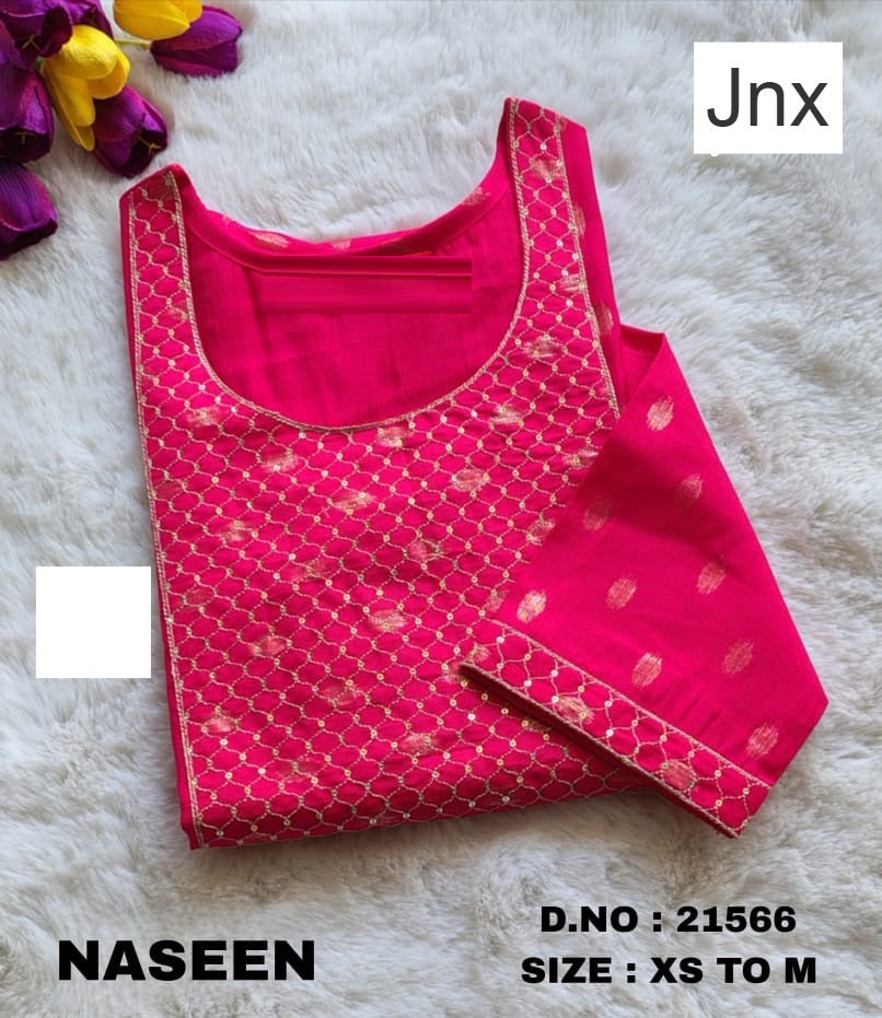 Naseen 291225 Jnx Vertican Straight Cut Kurtis Wholesaler India