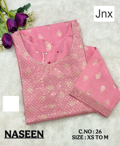 Naseen 291225 Jnx Vertican Straight Cut Kurtis Wholesaler India