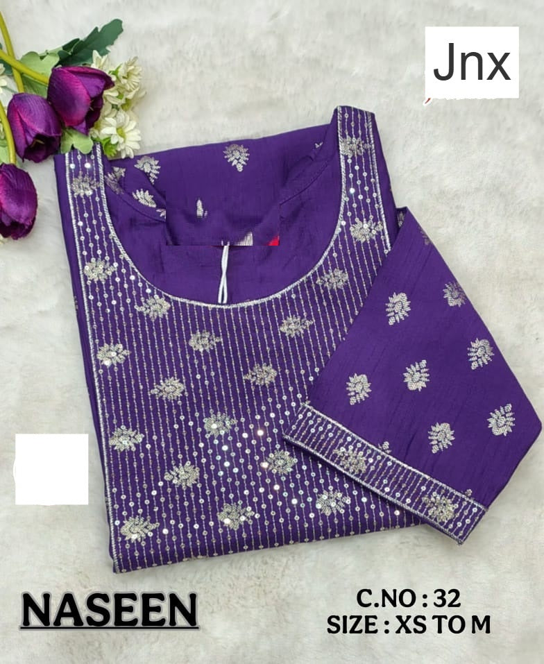 Naseen 291225 Jnx Vertican Straight Cut Kurtis Wholesaler India