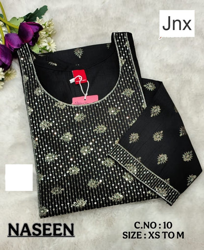 Naseen 291225 Jnx Vertican Straight Cut Kurtis Wholesaler India