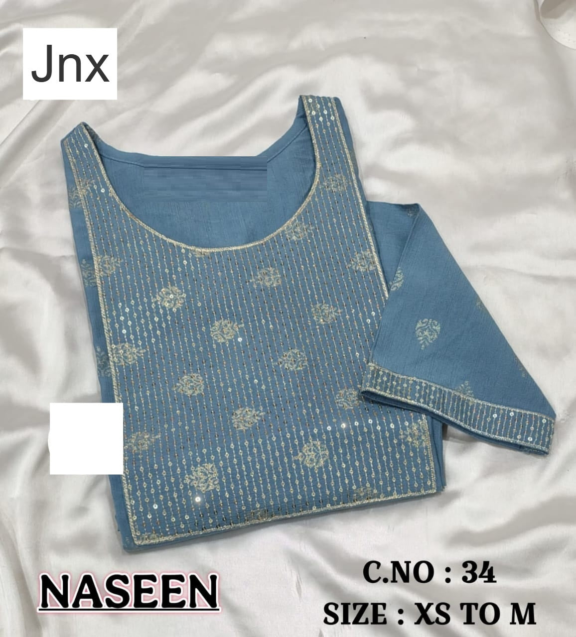 Naseen 291225 Jnx Vertican Straight Cut Kurtis Wholesaler India