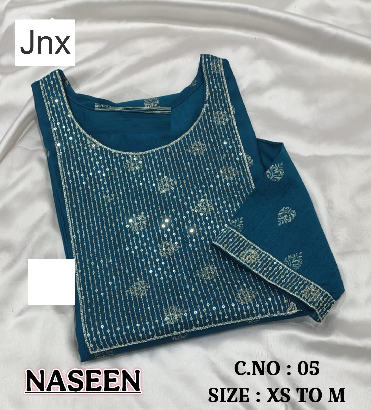 Naseen 291225 Jnx Vertican Straight Cut Kurtis Wholesaler India