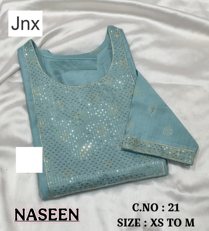 Naseen 291225 Jnx Vertican Straight Cut Kurtis Wholesaler India