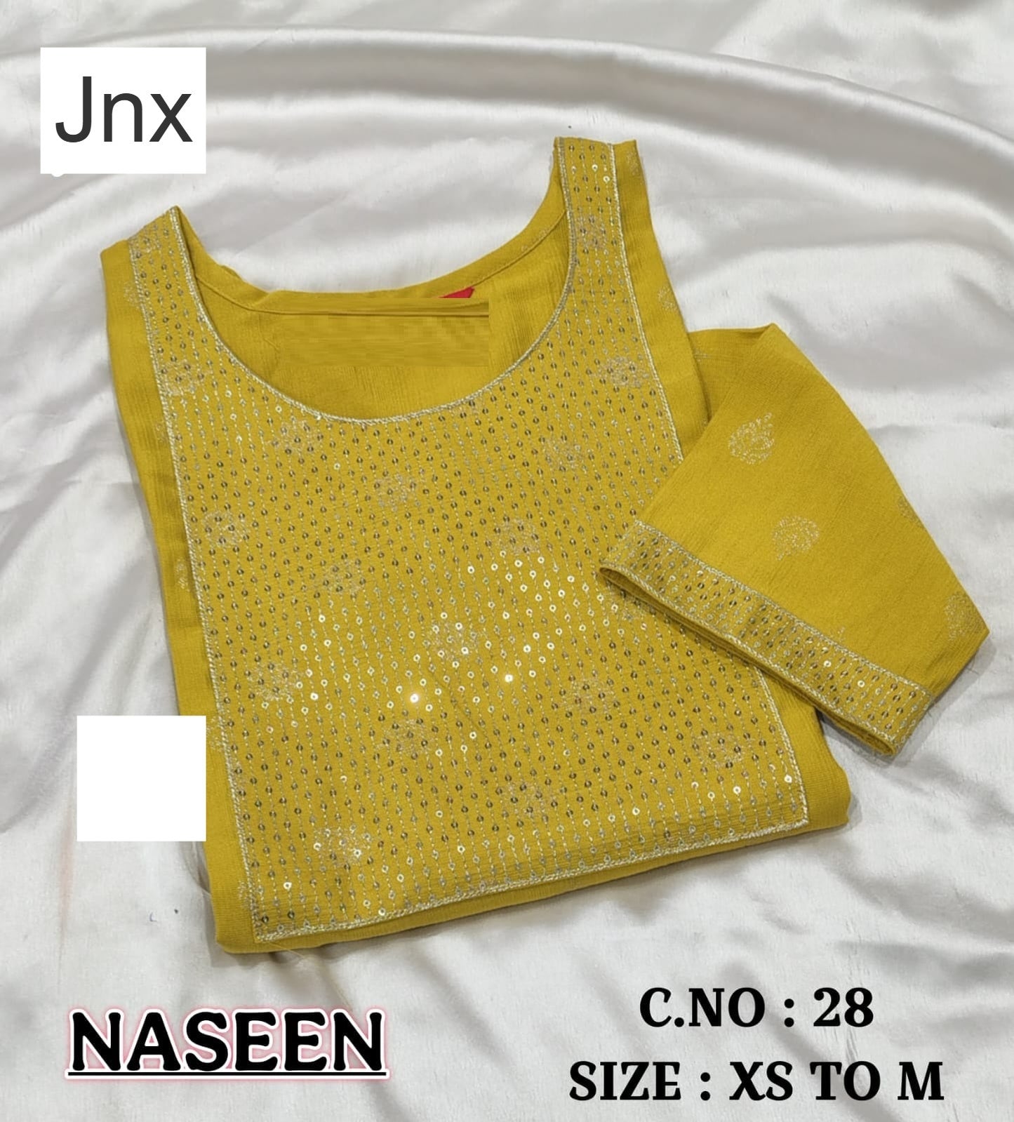 Naseen 291225 Jnx Vertican Straight Cut Kurtis Wholesaler India