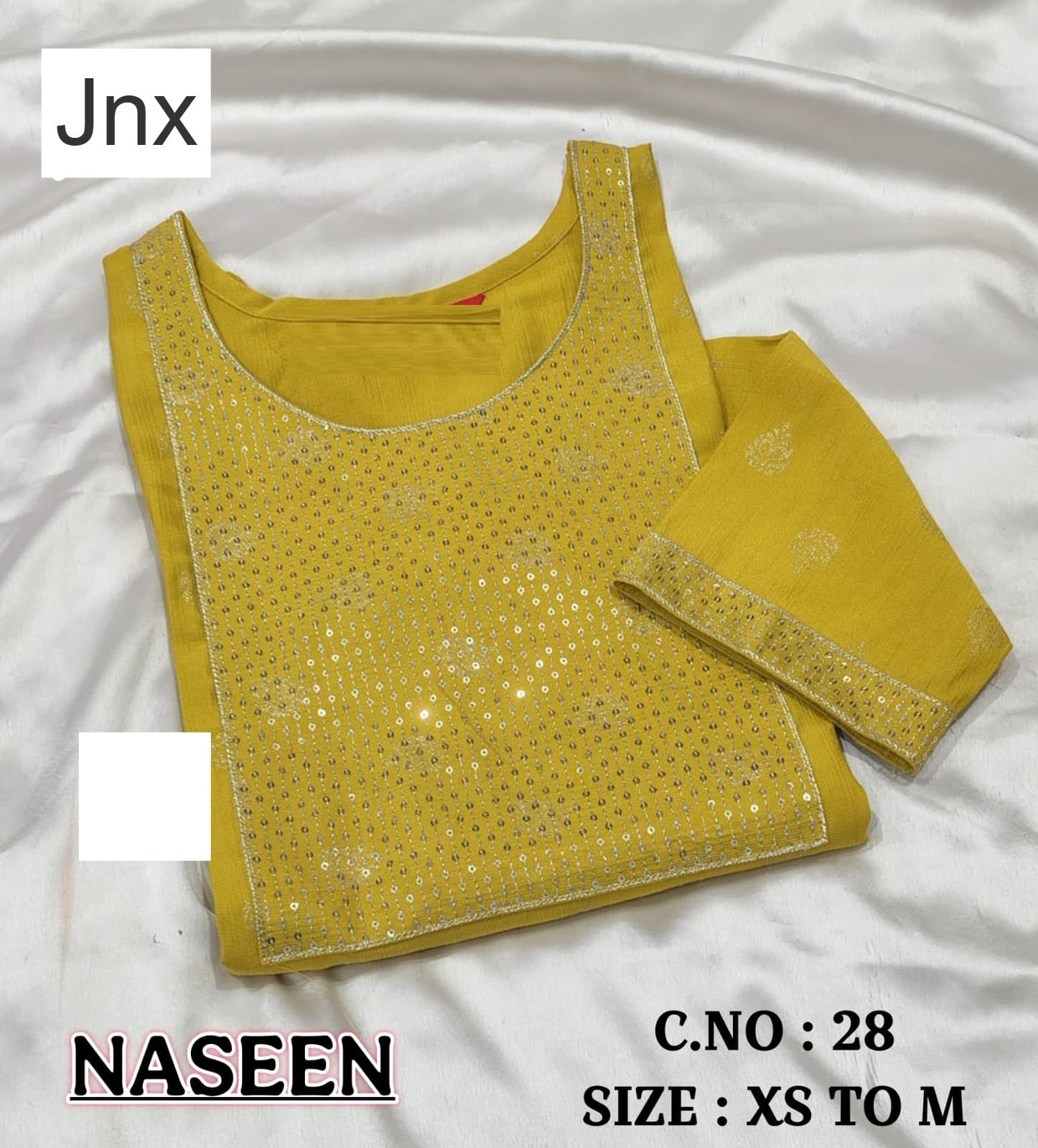 Naseen 291225 Jnx Vertican Straight Cut Kurtis Wholesaler India