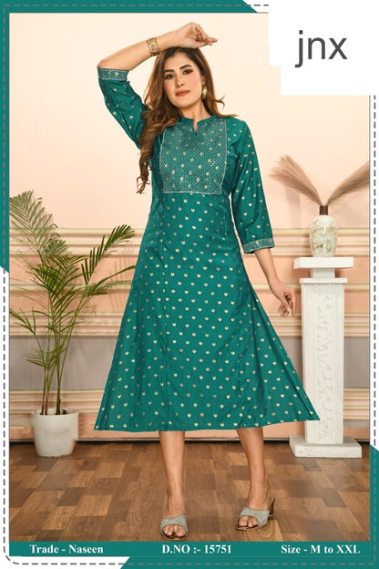 Naseen Jnx Vatican Anarkali Kurtis Exporter Ahmedabad