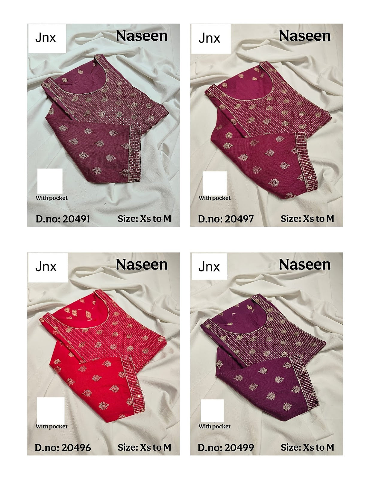 Naseen Jnx Vertican Kurti With Pocket Manufacturer Ahmedabad