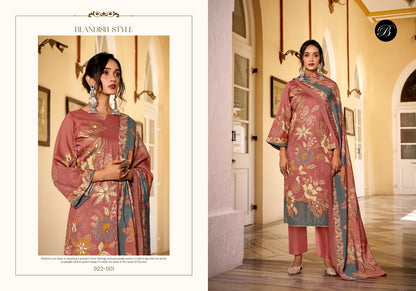 Natasha Belliza Designer Studio Jam Cotton Karachi Salwar Suits Exporter