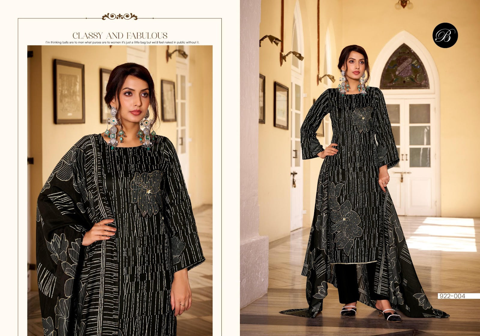 Natasha Belliza Designer Studio Jam Cotton Karachi Salwar Suits Exporter