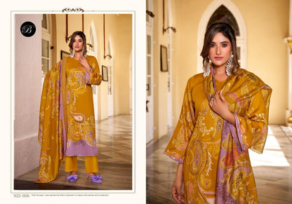Natasha Belliza Designer Studio Jam Cotton Karachi Salwar Suits Exporter