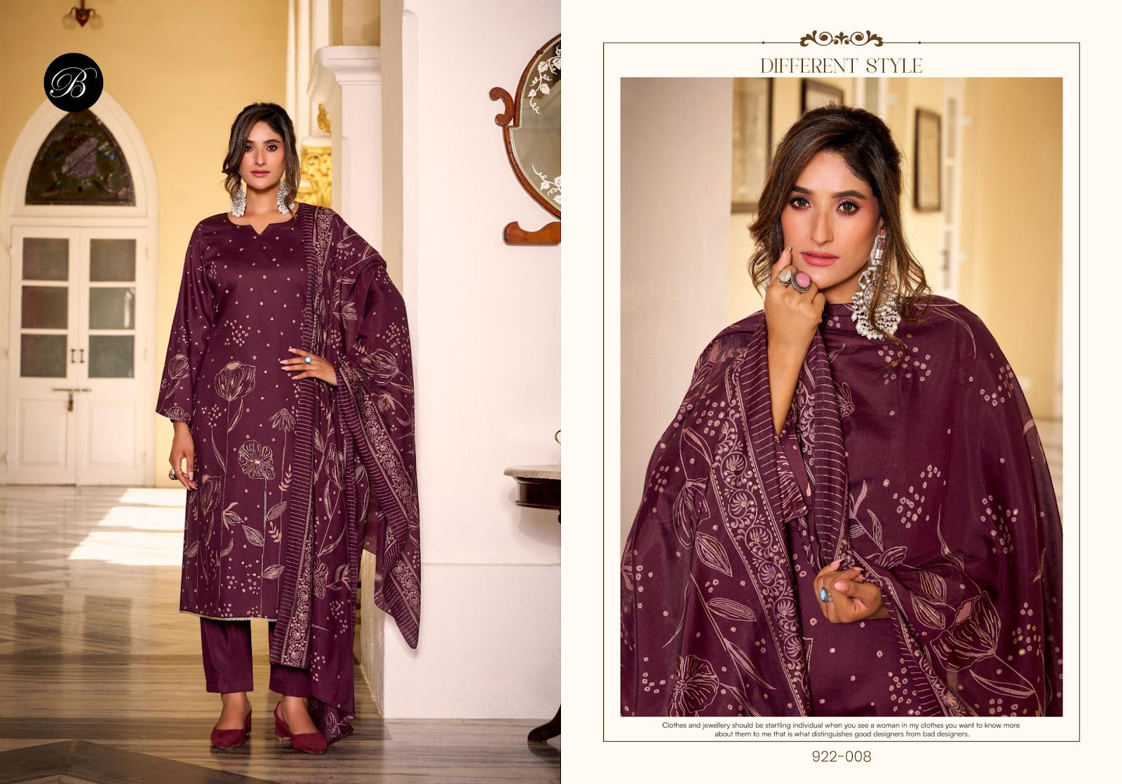 Natasha Belliza Designer Studio Jam Cotton Karachi Salwar Suits Exporter