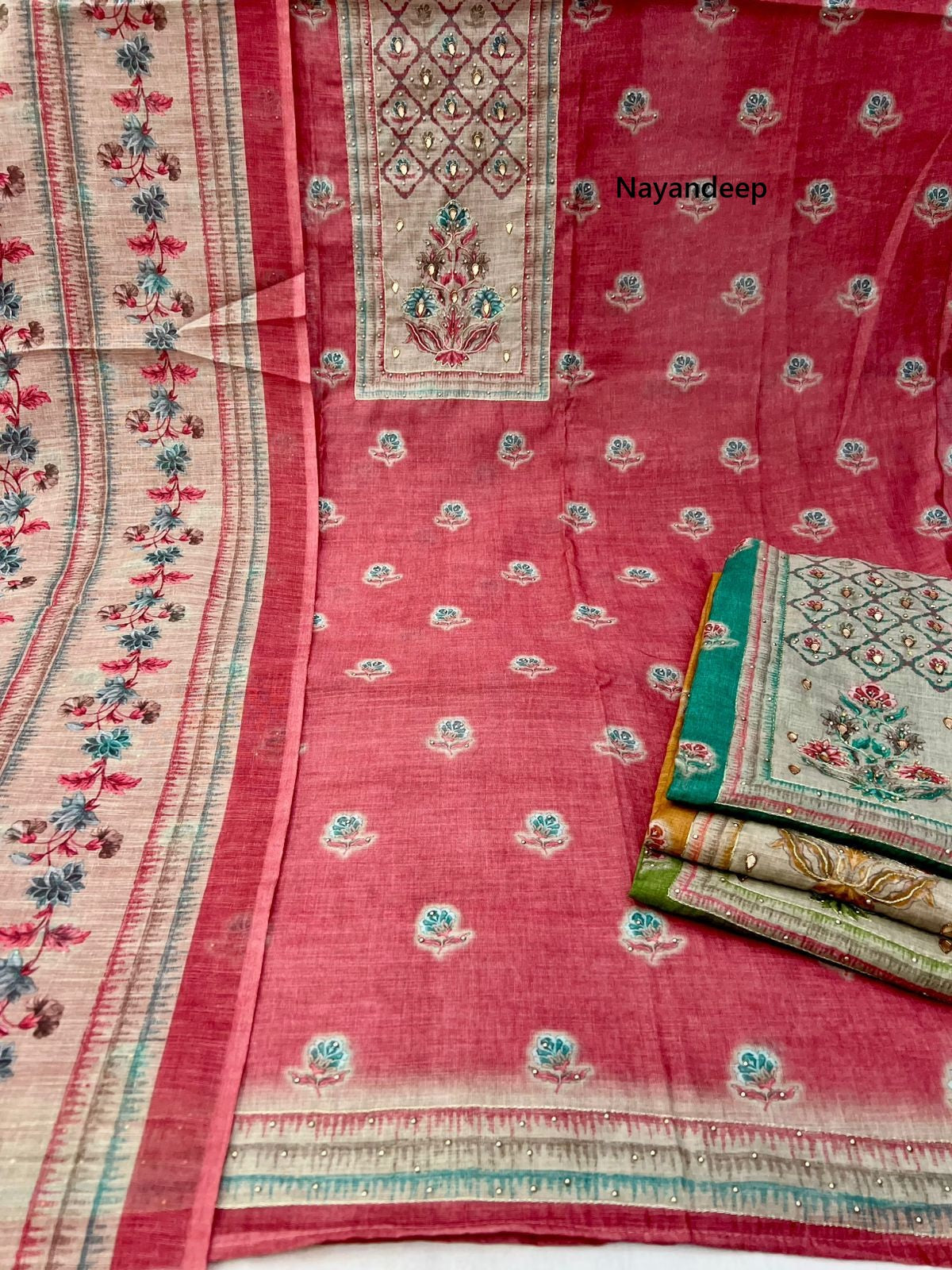 Natasha Nayandeep Linen Salwar Suits Supplier Gujarat
