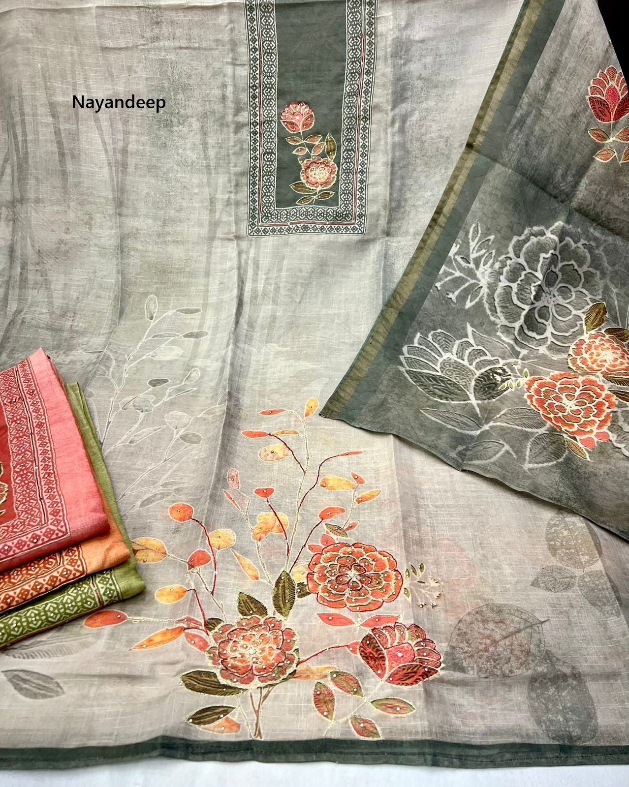 Natasha Nayandeep Linen Salwar Suits Supplier Gujarat