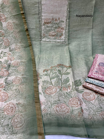 Natasha Nayandeep Linen Salwar Suits Supplier Gujarat
