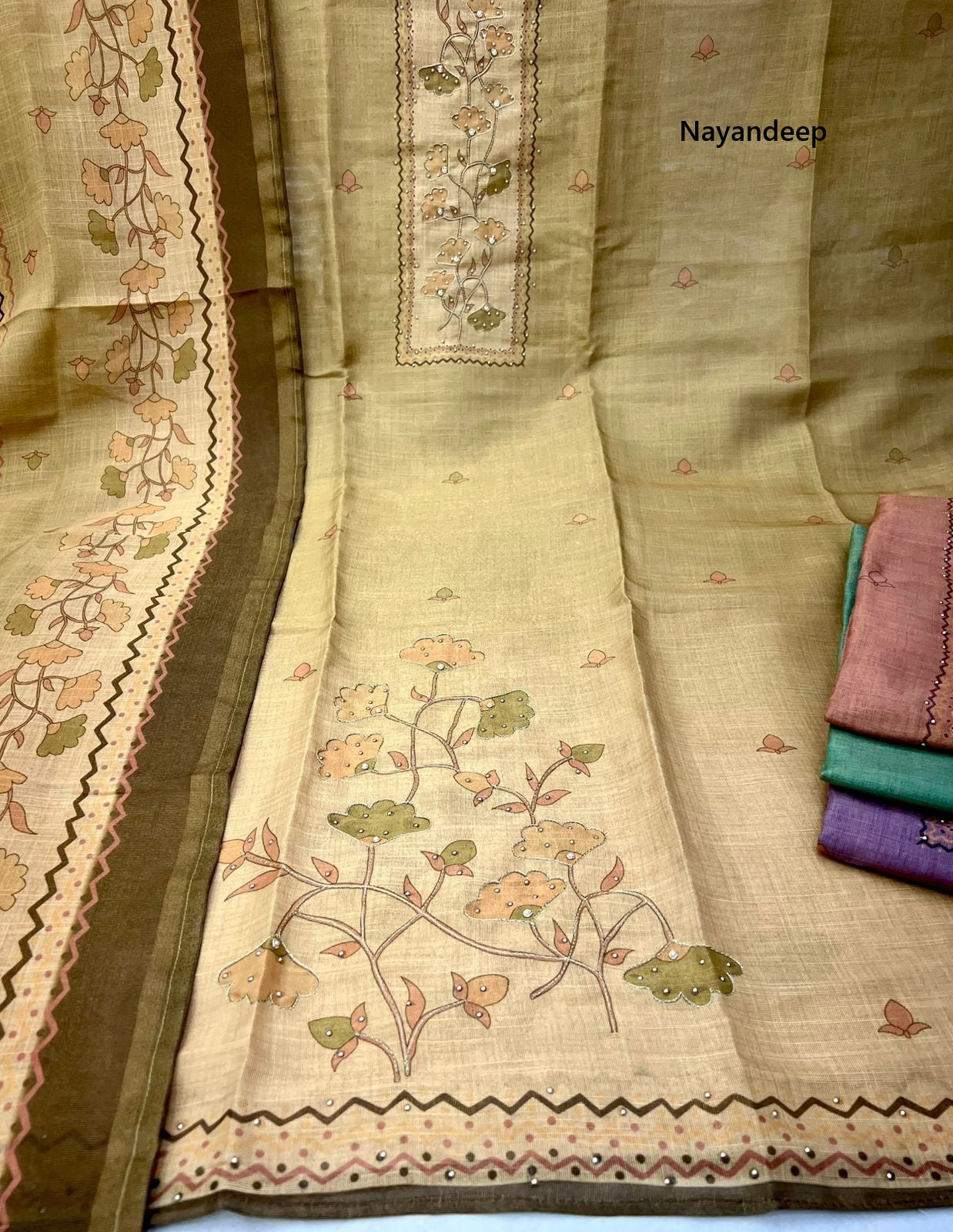 Natasha Nayandeep Linen Salwar Suits Supplier Gujarat