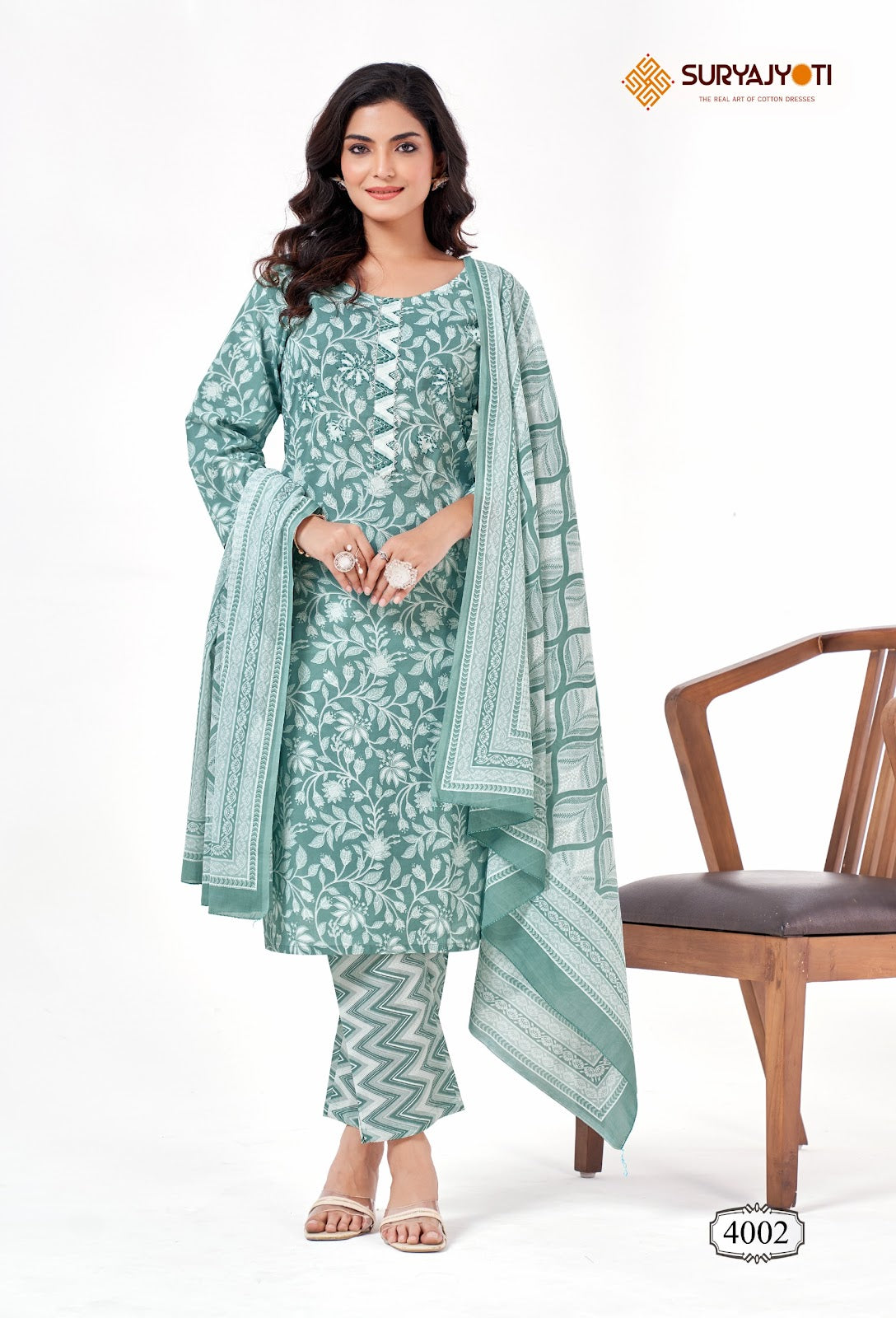 Natasha Vol 4 Suryajyoti Lawn Cotton Readymade Pant Style Suits Wholesale