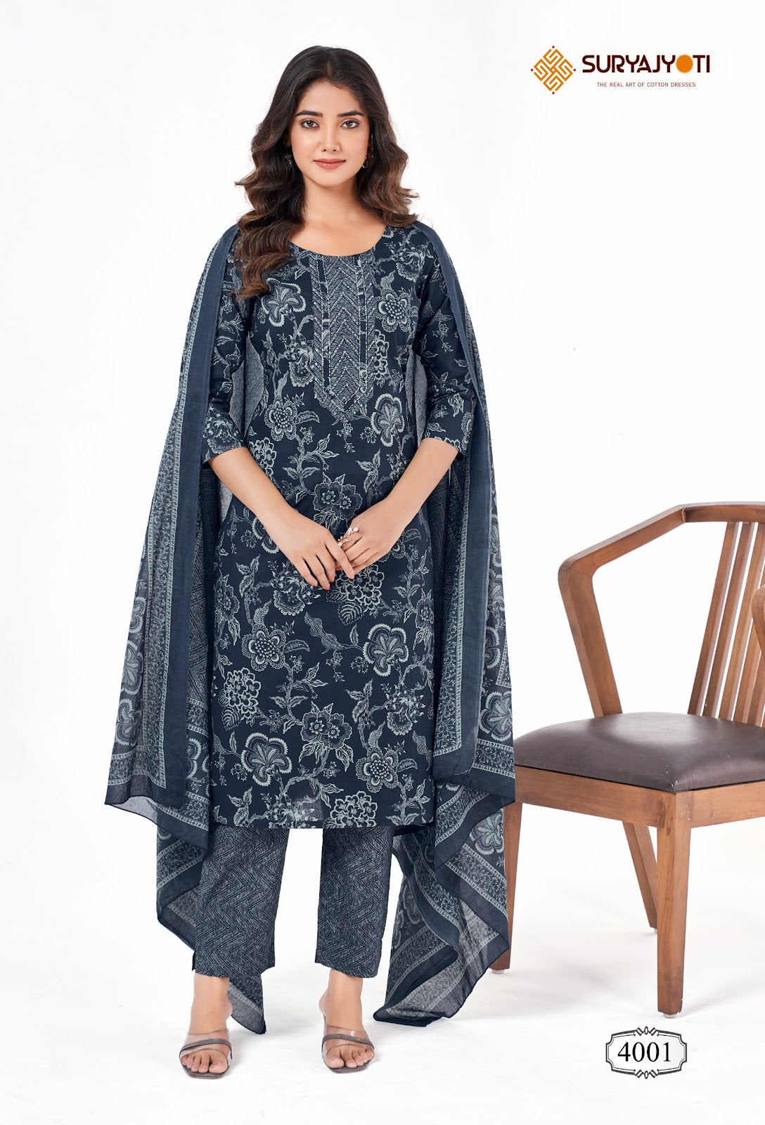 Natasha Vol 4 Suryajyoti Lawn Cotton Readymade Pant Style Suits Wholesale