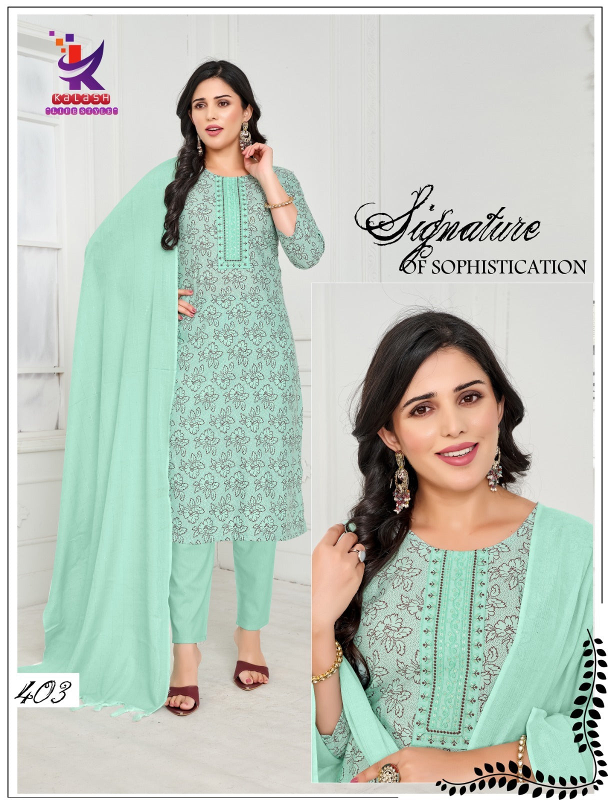 Natural Look 4 Mlm Kalash Lifestyle Slub Readymade Cotton Pant Suits Wholesale Rate