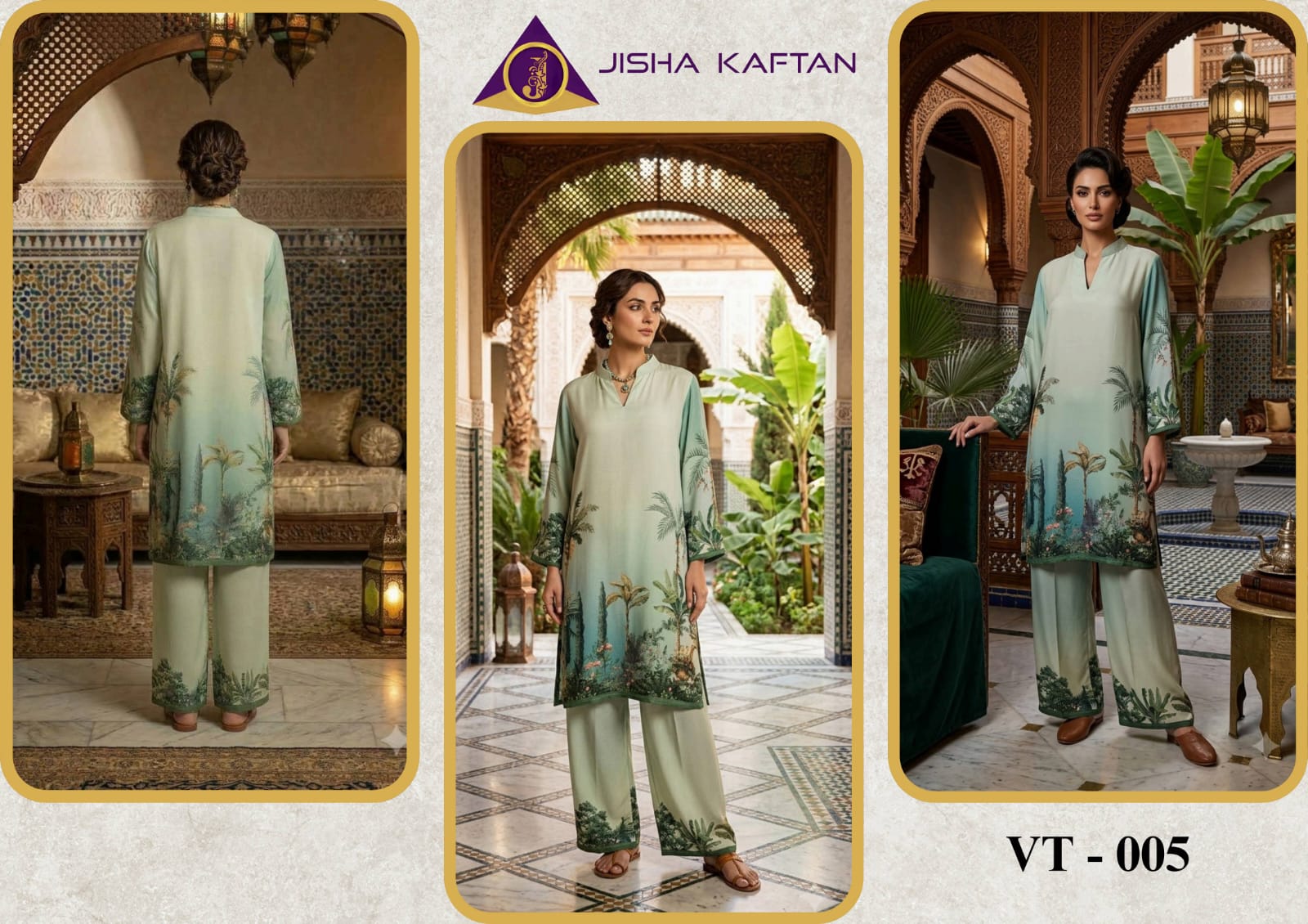 Natural Twill Vol 1 Jelite Jisha Viscose Co Ord Set Exporter India