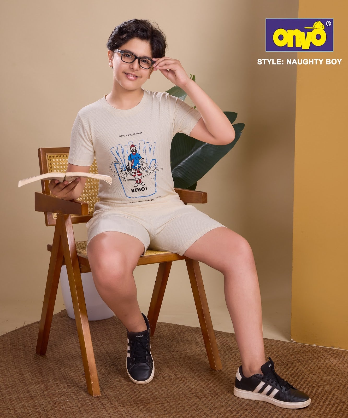 Naughty Onvo Boys Shorts Set Exporter Ahmedabad
