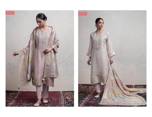 Nava Naariti Tissue Silk Pant Style Suits Supplier Gujarat