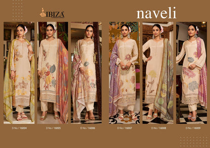Naveli Ibiza Muslin Jacquard Pant Style Suits Manufacturer Ahmedabad