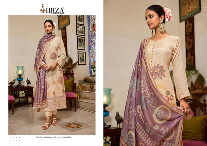 Naveli Ibiza Muslin Jacquard Pant Style Suits Manufacturer Ahmedabad